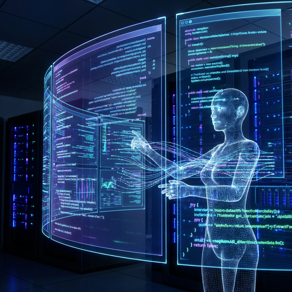 AIエージェントが自律的にコーディングを行う様子